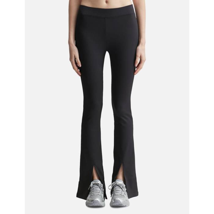 Nylora �� Damien Ribbed Pants Women Black �� ��ǥ����� ���� �֥�å�
