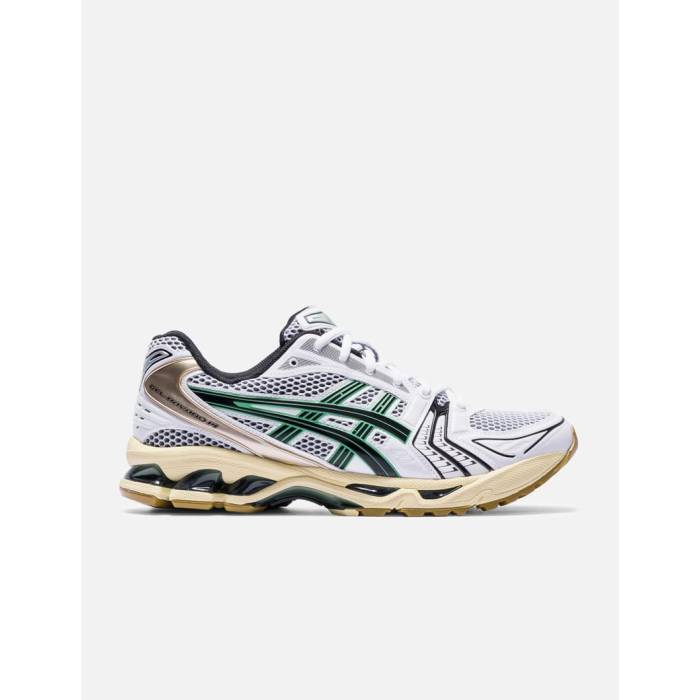 アシックス Asics 【 Gel-Kayano 14 Women White/ Hinoki Beige 】 レディース 白色 ホワイト ベージュ