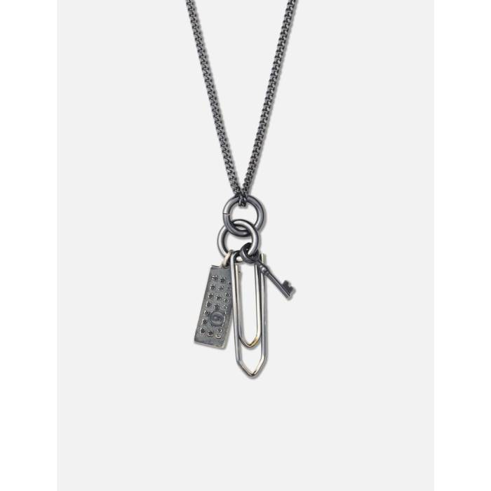 メゾン マルジェラ Mm6 Maison Margiela 【 Found Objects Necklace Unisex Gray 】 ネックレス ユニセックス gray 灰色・グレー・グレイ