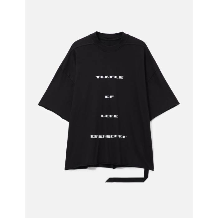 リック・オウエンス・ダークシャドウ Rick Owens Drkshdw 【 Tommy T Men Black/ Milk 】 メンズ 黒色 ブラック