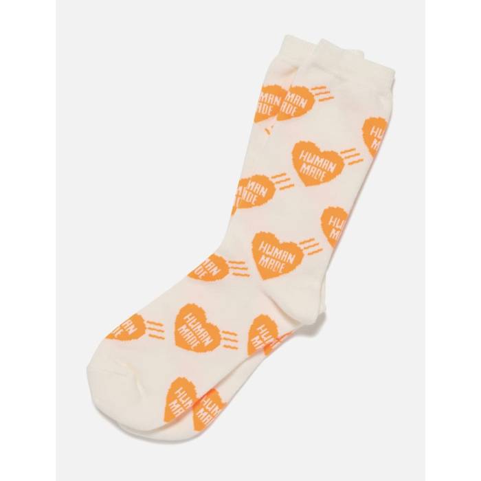 ヒューマンメイド Human Made 【 Heart Socks Unisex Orange 】 ソックス・靴下 ユニセックス orange 橙・オレンジ