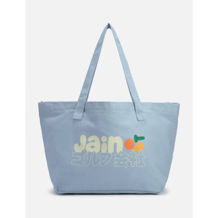 Jain Golf 【 Jain Loves Japan: Tote Bag Men Baby Blue 】 バッグ メンズ 青色 ブルー