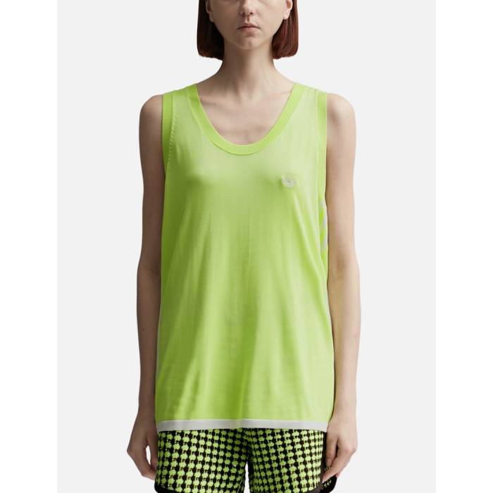 ���ǥ����� Adidas Originals �� Wales Bonner Knit Vest Unisex Semi Frozen Yellow / Chal...