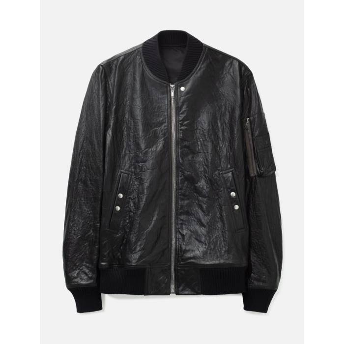 ��å��������� Rick Owens �� Classic Flight In Tumbled Lamb Leather Men 09 Black �� ���饷��...