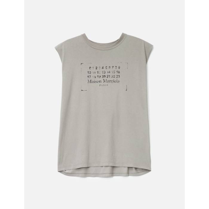 �᥾��ޥ른���� Maison Margiela �� Sleeveless Top Unisex White �� Sleeveless �Υ󥹥꡼�� ��˥��å��� �� �ۥ磻��