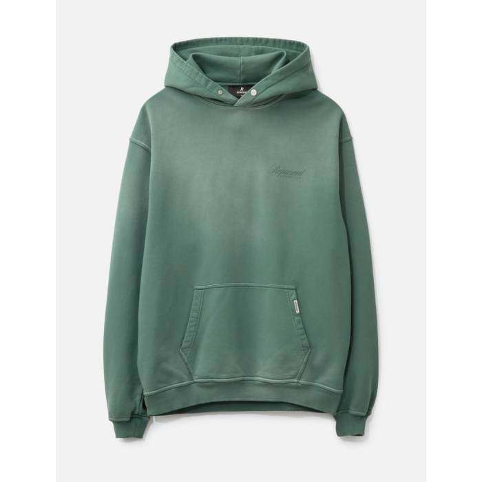 Represent 【 Owners’ Club Script Hoodie Men Vintage Green 】 クラブ スクリプト フーディー パーカー メンズ vintage ビンテージ・ヴィンテージ green 緑・グリーン
