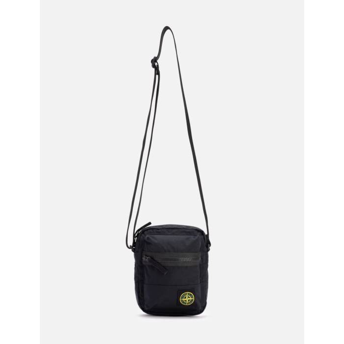 樂天商城 - ストーンアイランド Stone Island 【 Aluminium Tela Pouch Bag Men Black 】 バッグ メンズ 黒色 ブラック