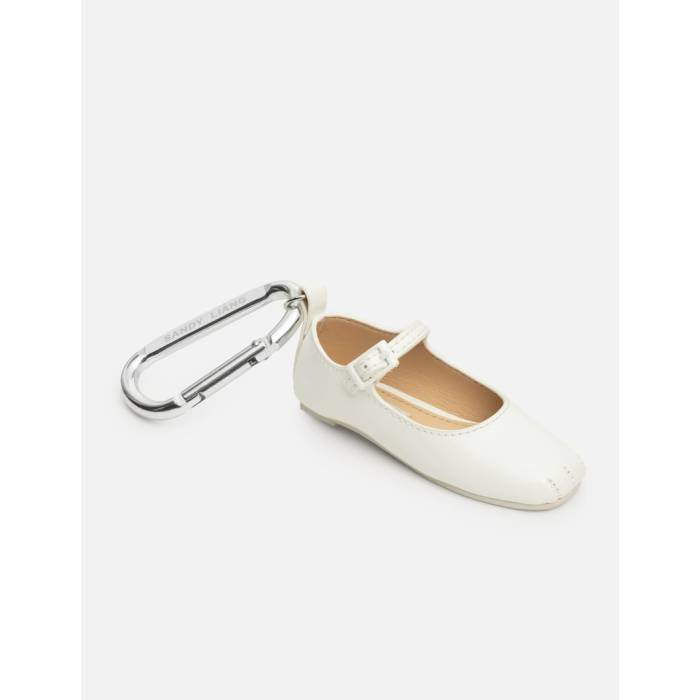 Sandy Liang [ Mary Jane Pointe Bag Charm Women White ] 가방 여성 화이트 화이트