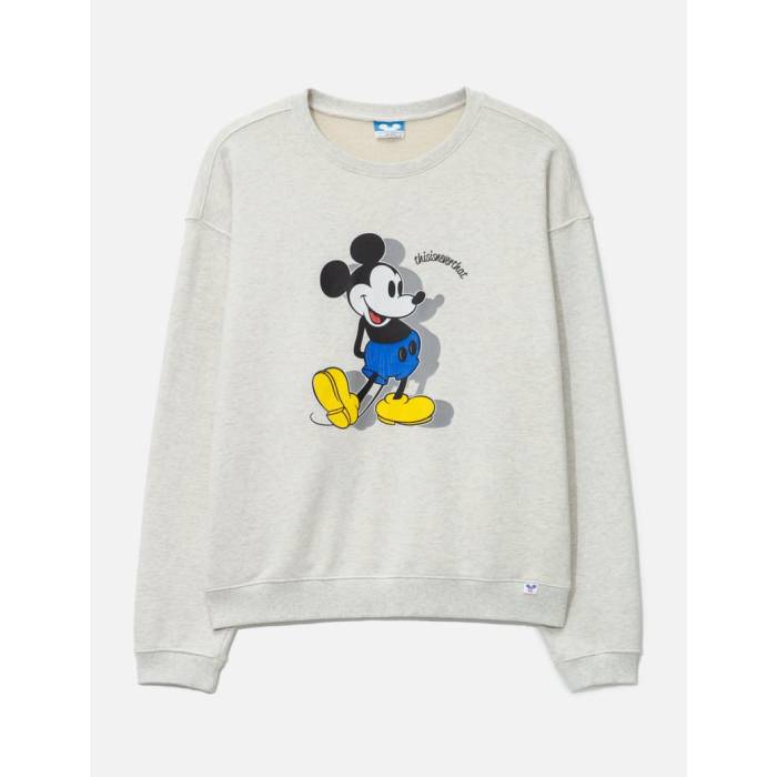 Rakuten - 【 Mickey Classic Crewneck Men Heather Gray 】 クラシック メンズ heather ヘザー gray 灰色・グレー・グレイ