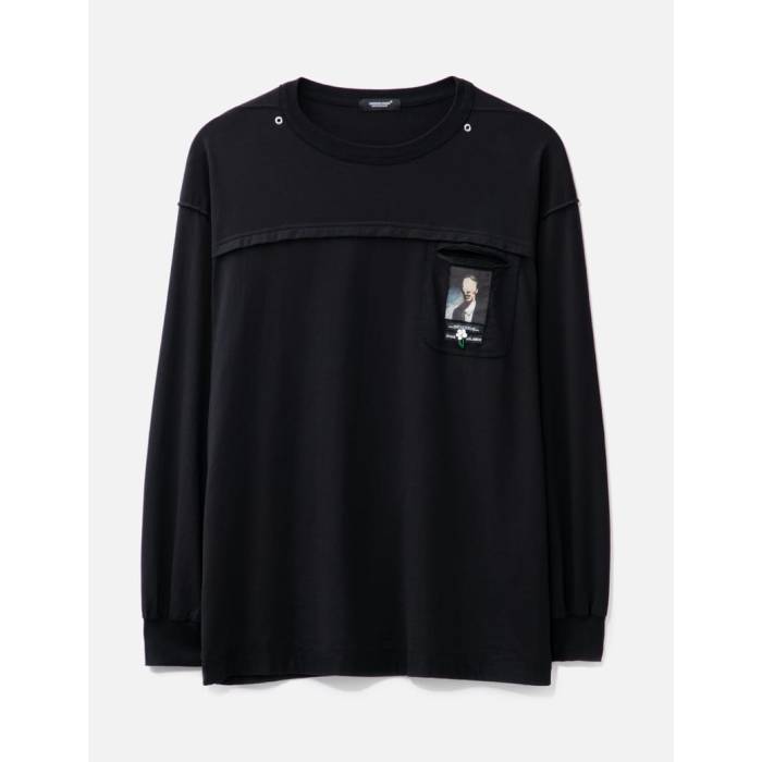 アンダーカバー Undercover 【 Uc1E4815 Ls Patchwork T-Shirt Men Black 】 Tシャツ メンズ 黒色 ブラック