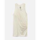 リックオウエンス Rick Owens 【 Hollywood Anthem Tank Men Natural 】 タンクトップ メンズファッション トップス ...