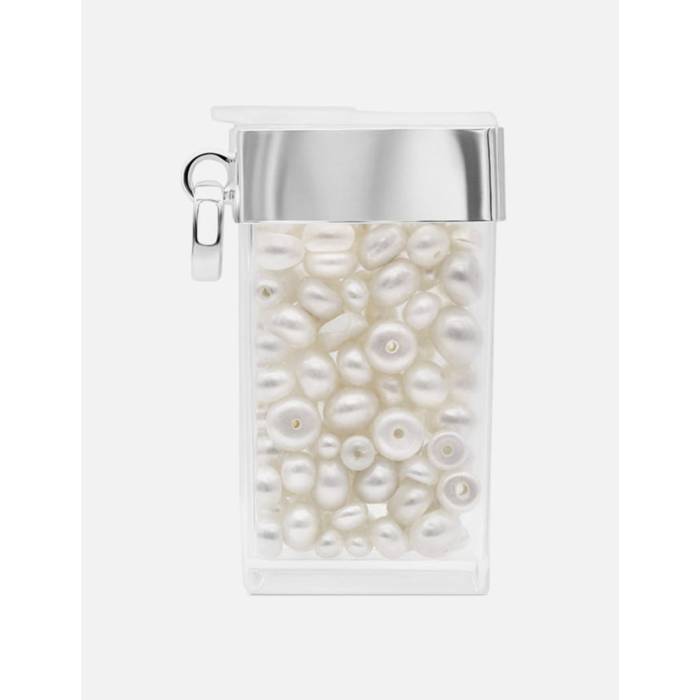 Suot Studio �� Naked Pearls Tic Tac Charm Unisex Silver �� �Хå� ��ʪ �֥��ɻ��� ���� ������ ����...