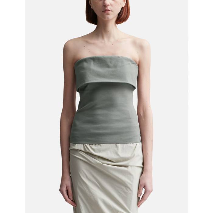 Entire Studios 【 Lap Tube Top Women Cement 】 レディース 灰色・シメント