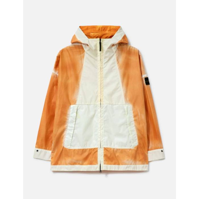 ストーンアイランド Stone Island 【 Hand-Sprayed Mussola Gommata-Tc Men Orange 】 メンズ orange 橙・オレンジ