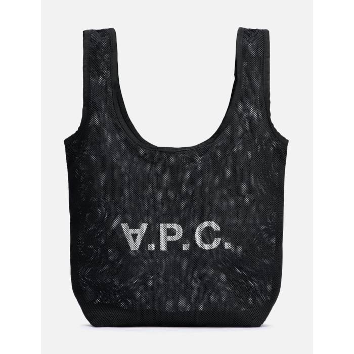 アー・ペー・セー A.p.c. 【 Rebound Shopping Bag Unisex Black 】 リバウンド バッグ ユニセックス 黒色 ブラック