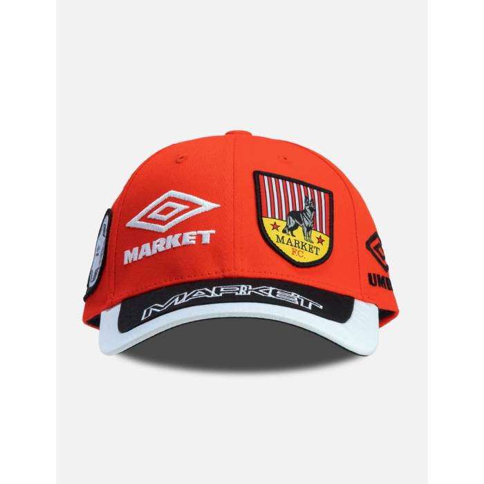 Market 【 X Umbro Structure Adjustable Hat Men Vermillion 】 アンブロ メンズ