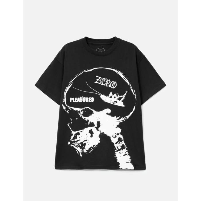 プレジャーズ Pleasures  ゼロ Tシャツ メンズ 黒色 ブラック