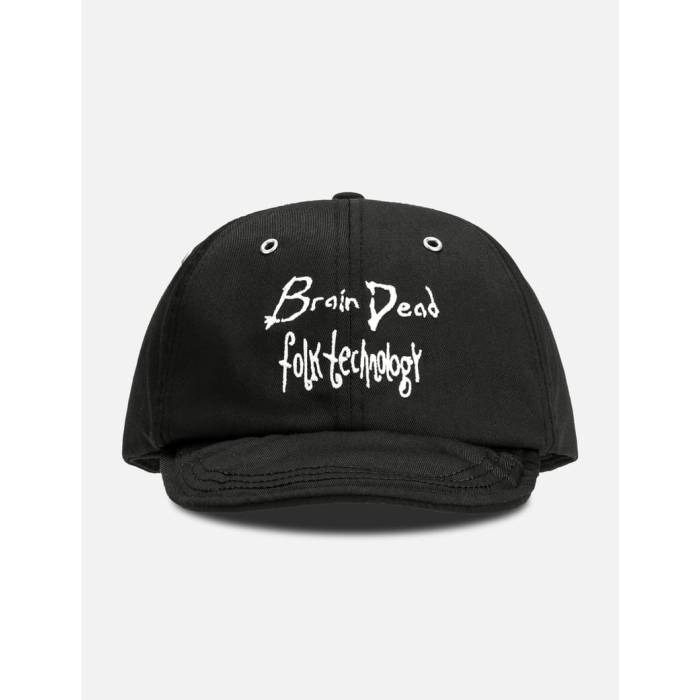 Brain Dead 【 Folk Technology Wire Brim 6 Panel Hat Men Black 】 メンズ 黒色 ブラック