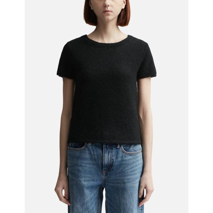 Nothing Written �� Dacota Short Sleeve Knit Women Black �� Sleeve ���꡼�� �˥å� ��ǥ����� ��...