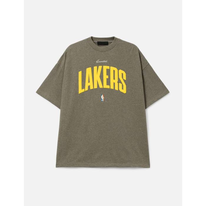Fear Of God Essentials 【 Fear Of God X Nba Lakers 90'S T-Shirt Men Homestead Heather 】 Lakers レイカーズ Tシャツ メンズ heather ヘザー