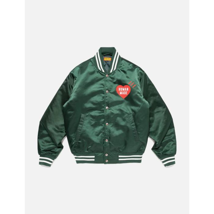 ヒューマンメイド Human Made 【 Nylon Stadium Jacket Unisex Green 】 ナイロン スタジアム Jacket ジャケット ユニセックス green 緑・グリーン