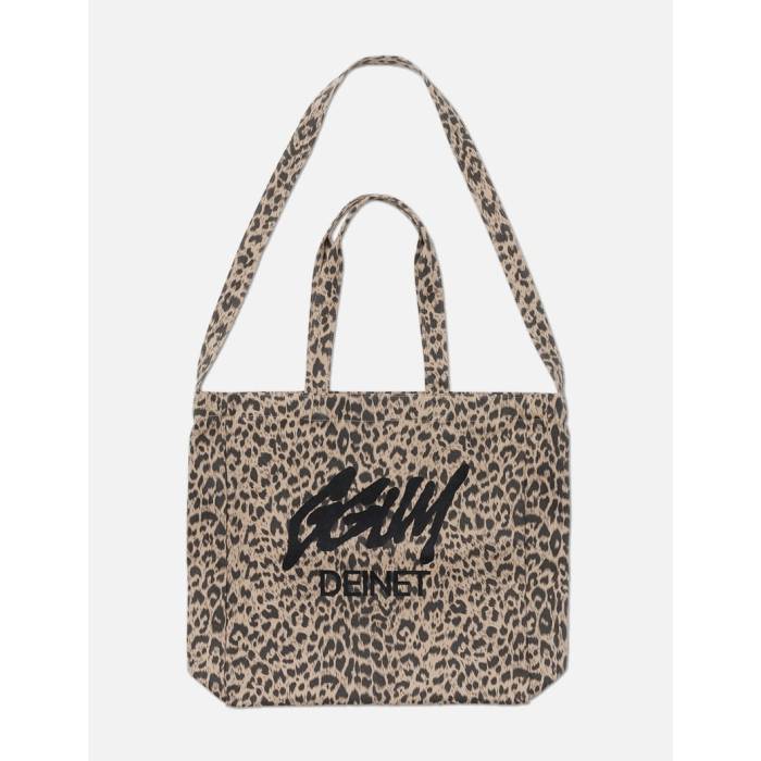 Deinet 【 Yeonjun Ggum X Big Eco Bag Unisex Leopard 】 バッグ ユニセックス ヒョウ柄 レオパード