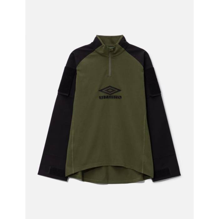 ブランド名Umbro性別Men(メンズ)商品名Tactical Half Zip Sweatshirtカラー・Black/Army Green