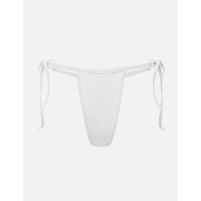 Prix Workshop 【 Quiet Micro Bikini Bottom Women White 】 Micro ミクロ ズボン ボトムス レディースファッション 水着 レディース 白色 ホワイト