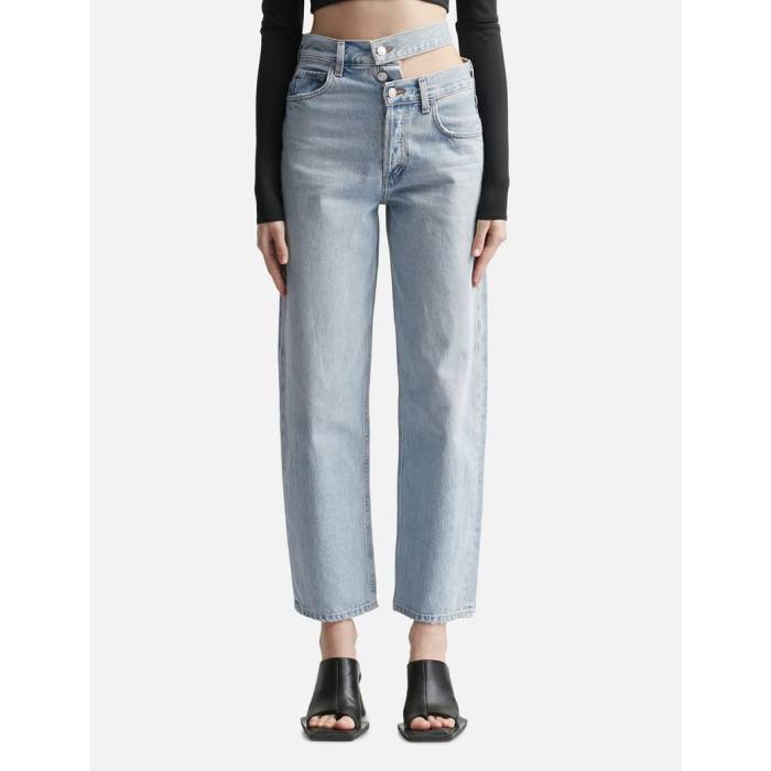Agolde 【 Broken Waistband Jean Women Sideline 】 レディースファッション ボトムス パンツ レディース サイドライン