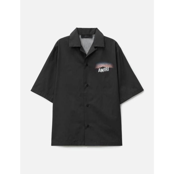アミリ Amiri 【 Hollywood Lights Camp Shirt Men Black 】 メンズ 黒色 ブラック