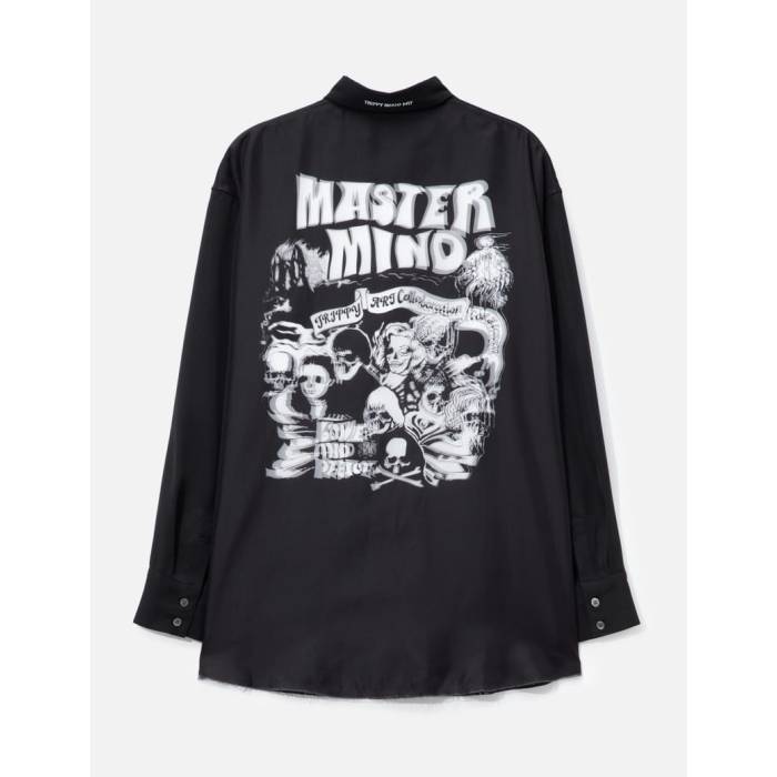Mastermind Japan 【 X Trippy Art Rock Stars Shirts Men Black 】 アート スターズ シャツ メンズ 黒色 ブラック
