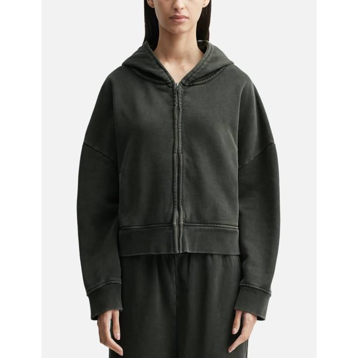 Entire Studios �� Eternal Zip Women Washed Black �� ��ǥ����� ���� �֥�å�