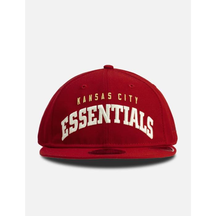 ニューエラ New Era 【 X Fear Of God 9Fifty Retro Crown Kansas City Chiefs Nfl Men Red 】 レトロ カンザス シティ チーフス NFL メンズ Red 赤・レッド