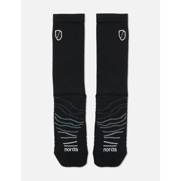 Norda 【 Performance Sock Men Black 】 パフォーマンス メンズ 黒色 ブラック