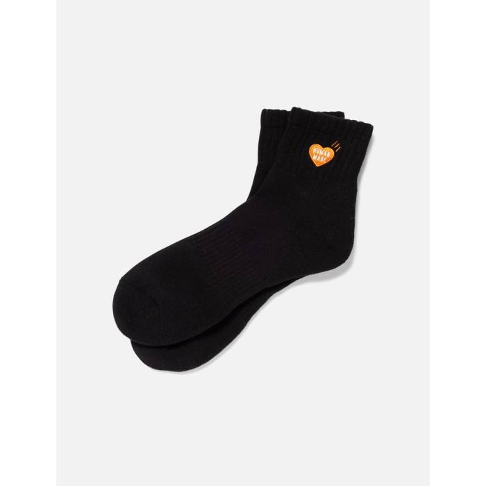 ヒューマンメイド Human Made 【 Pile Short Socks Unisex Black 】 ソックス・靴下 ユニセックス 黒色 ブラック