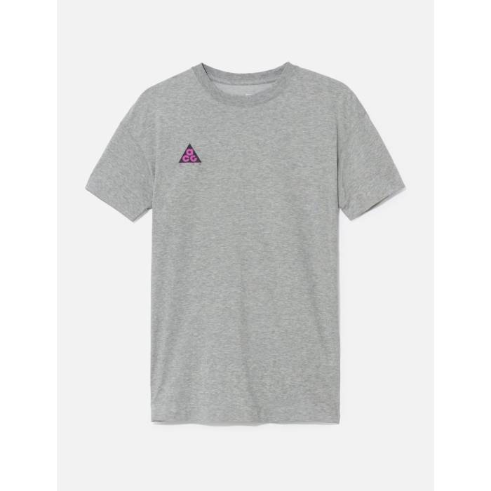 ナイキ Nike 【 Classic Acg Logo T-Shirt Men Grey 】 クラシック ロゴ Tシャツ メンズ 灰色 グレー