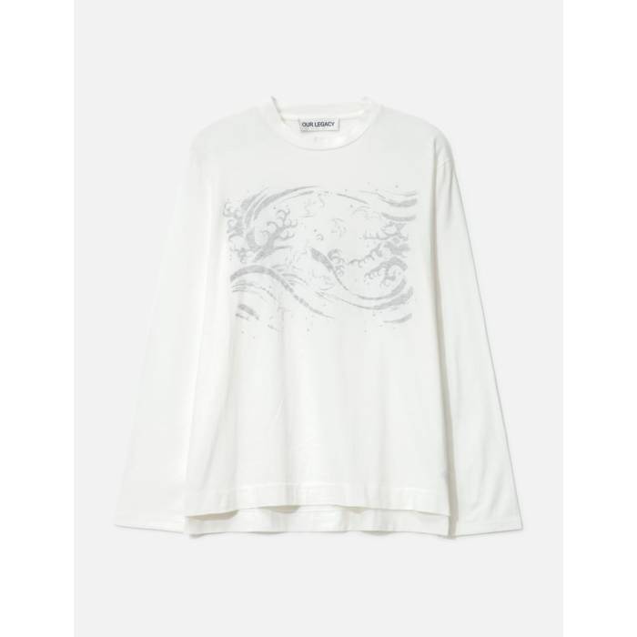 アワーレガシー Our Legacy 【 Box Longsleeve Men Fleeting Breeze Print 】 ボックス ロングスリーブ..