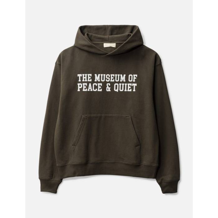 Museum Of Peace & Quiet 【 Campus Hoodie Men Brown 】 キャンパス フーディー パーカー メンズファッション トップス パーカー メンズ 茶色 ブラウン(4)