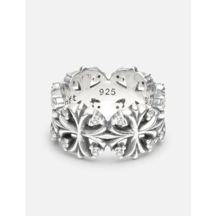 Midnightfactory �� Maltese-Cross Quadruplets Ring Unisex Oxidized/White �� ���奨�꡼ ��...