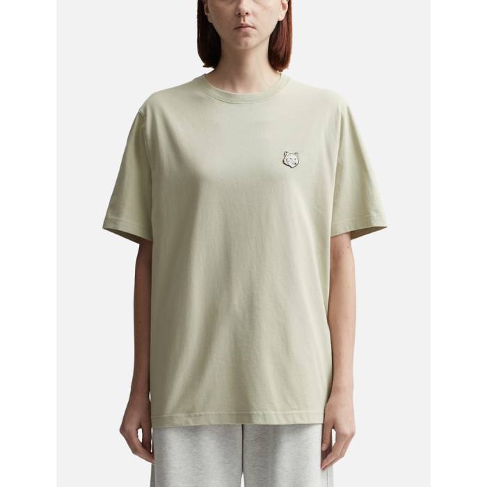 Three-Quarter - 【 Bold Fox Head Patch Comfort T-Shirt Unisex Ash Tree 】 フォックス Tシャツ ユニセックス