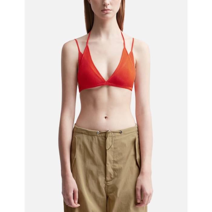 ディオン リー Dion Lee 【 Modular Butterfly Mesh Bra Women Flame 】 レディースファッション トップス その他 レディース