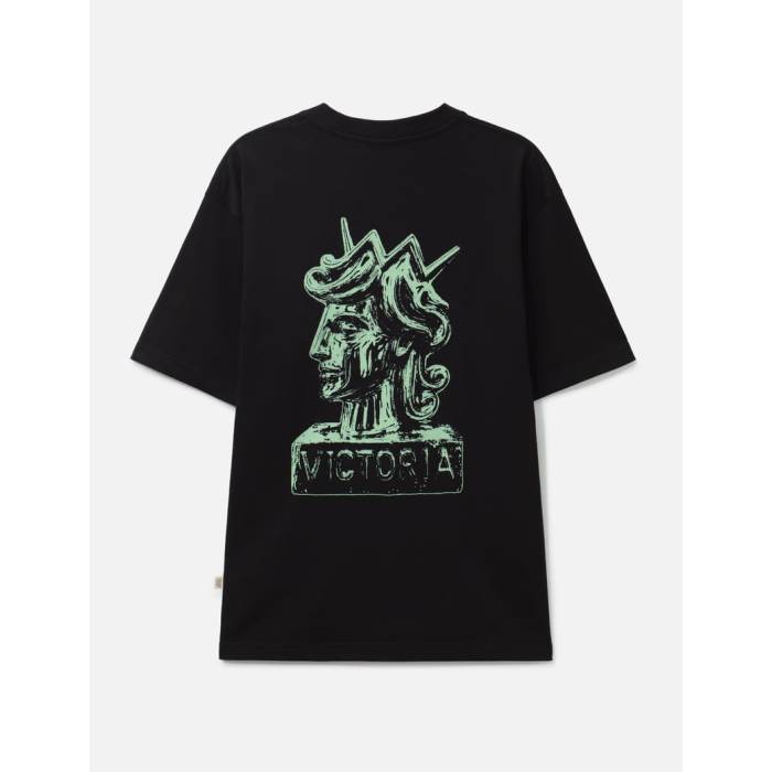 Victoria  Tシャツ メンズ 黒色 ブラック
