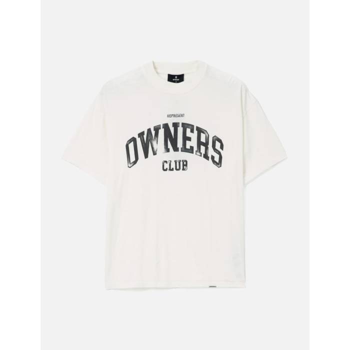樂天商城 - Represent 【 Owners Club T-Shirt Men Flat White 】 クラブ Tシャツ メンズ 白色 ホワイト