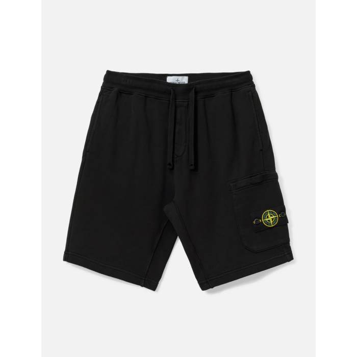 ストーンアイランド Stone Island 【 Organic Cotton Fleece Men V0029 - Black 】 フリース メンズ 黒..