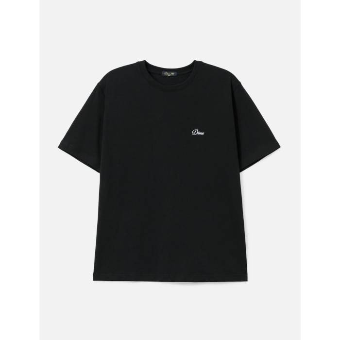 Dime  ロゴ Tシャツ メンズ 黒色 ブラック