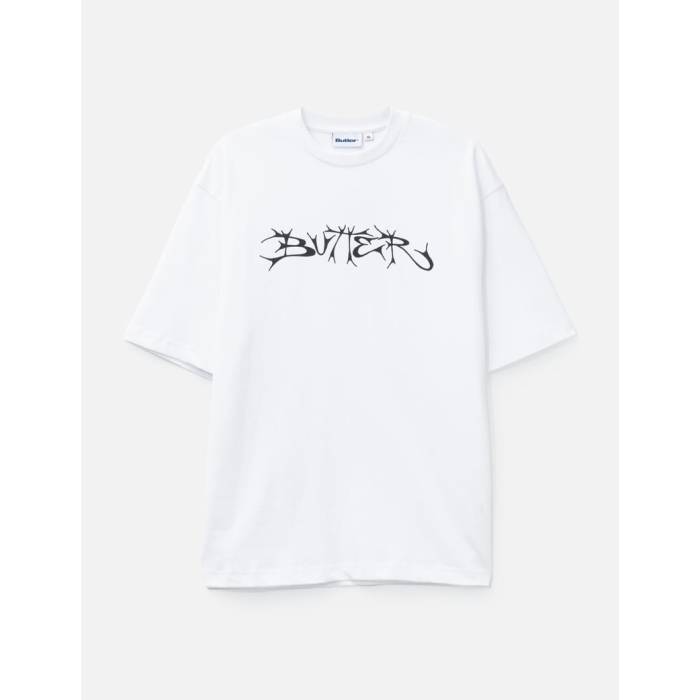 Butter Goods 【 Scrawling T-Shirt Men White 】 Tシャツ メンズ 白色 ホワイト