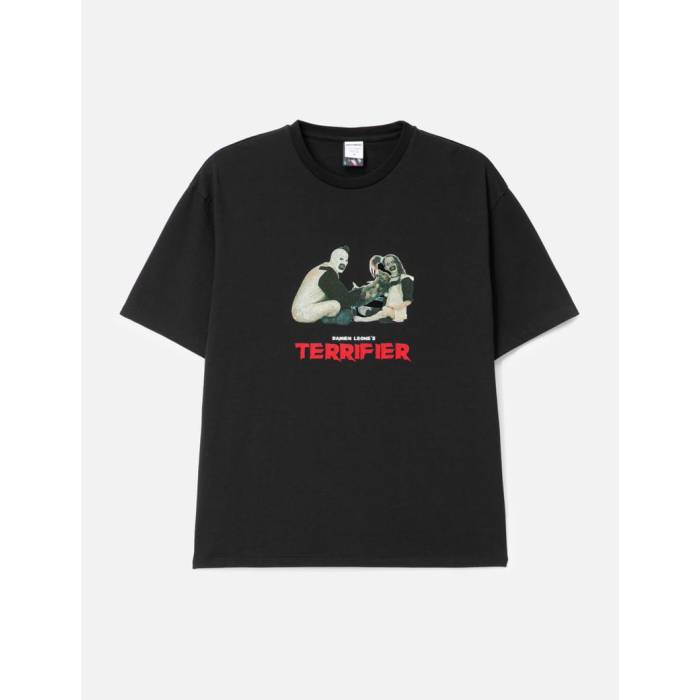 ワコマリア Wacko Maria 【 Terrifier / Washed Heavy Weight Crew Neck T-Shirt ( Type-3 ) Men Black 】 クルー Tシャツ メンズ 黒色 ブラック