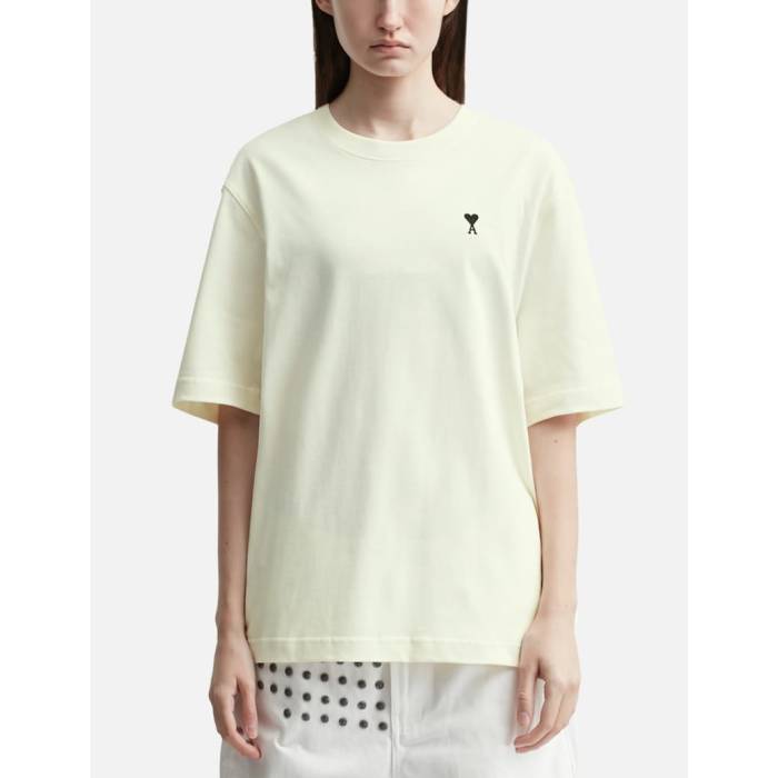 アミ Ami 【 Place Des Victoires Print T-Shirt Unisex White 】 Tシャツ ユニセックス 白色 ホワイト