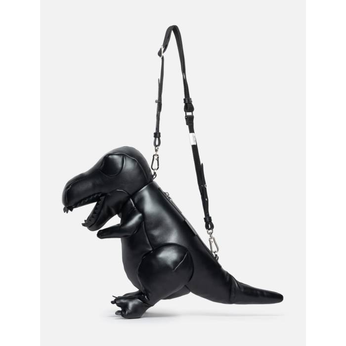 メゾン ミハラヤスヒロ Maison Mihara Yasuhiro 【 "Dolls" T-Rex Shoulder Bag Unisex Black 】 バッグ ユニセックス 黒色 ブラック