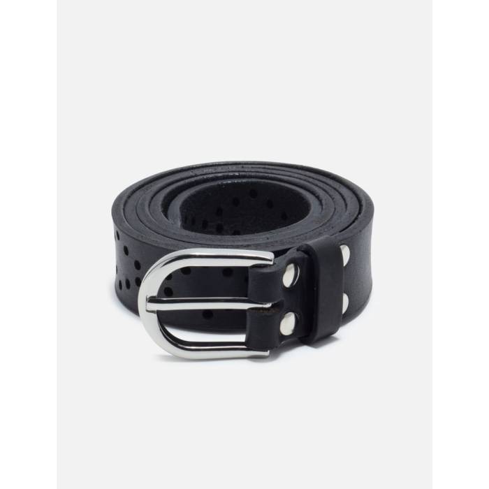 Makhmadim 【 Laser Perforated Belt Men Black 】 Laser レーザー ベルト メンズ 黒色 ブラック